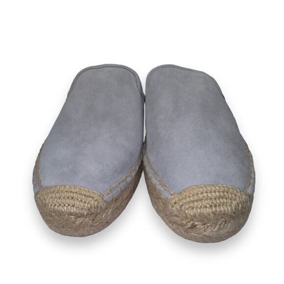 J. Crew Suede Espadrille Slip-on Mules Slate (Blue) AY314 Women's 8 - Picture 3 of 11